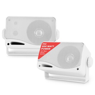 Foto 1 | Foto 1 | Set de Altavoces para Exteriores Pyle PLMR24 de 3 Vías 200 W 3.5 Pulgadas Marine Grade - Venta Internacional