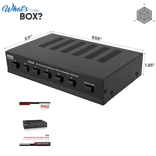 Foto 7 | Foto 7 | Caja Selectora De Interruptores De Altavoz Pyle Home Premium 6 Zone Pss6 - Venta Internacional.