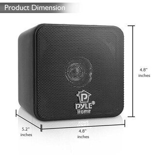 Foto 2 | Foto 2 | Altavoces De Estantería Pyle Home Pcb4bk De 4 Pulgadas, 200 W Y 8 Ohmios, Color Negro - Venta Internacional.