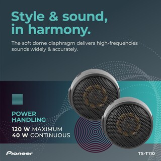 Foto 4 | Foto 4 | Tweeter De Componentes Pioneer Tst110 Ts-t110 De 2,2 Cm Con 120 W - Venta Internacional.