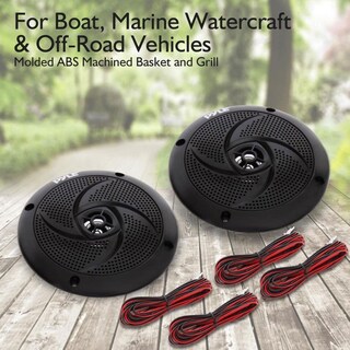 Foto 4 | Foto 4 | Altavoces Marinos Pyle Plmrs43bl De 4 Pulgadas, 2 Vías Y 100 W Con Luces Led - Venta Internacional.