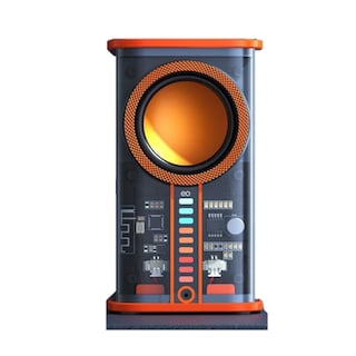 Foto 1 | Foto 1 | Bocina Portátil Inalámbrico Altavoz Tws Barra Rgb Eo Safe Imports Esi-20187 Naranja