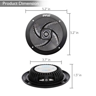 Foto 3 | Foto 3 | Altavoces Marinos Pyle Plmrs4b De 10 Cm 2 Vías 100 W Resistentes Al Agua - Venta Internacional.