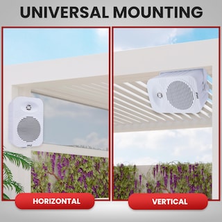 Foto 5 | Foto 5 | Altavoces Exteriores Pyle 300w Impermeables De Grado Marino Blancos - Venta Internacional.