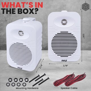 Foto 7 | Foto 7 | Altavoces Exteriores Pyle 300w Impermeables De Grado Marino Blancos - Venta Internacional.