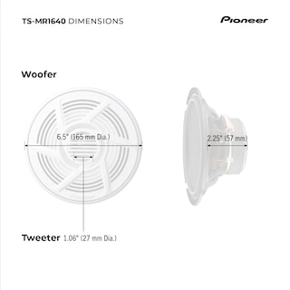 Foto 6 | Foto 6 | Altavoces Marinos Pioneer Mobile Ts-mr1640 6.5 Pulgadas 2 Vías - Venta Internacional