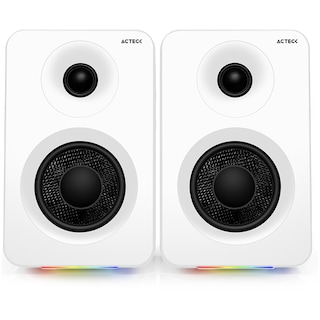 Foto 1 | Foto 1 | Bocinas Acteck Dynamic Exact R Bs700 Inalámbrico Sonido 2.0 Bluetooth 5.3 50w Rms Iluminacion Rgb Blanco