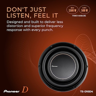 Foto 4 | Foto 4 | Subwoofer Pioneer 10 Pulgadas 1500 W Doble Bobina de Voz - Venta Internacional