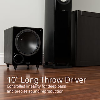 Foto 2 | Foto 2 | Subwoofer Fluance Db10 De 25 Cm Con Puerto De Baja Frecuencia Y 200 W - Venta Internacional.