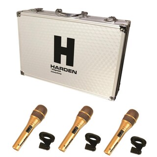Foto 1 | Foto 1 | Kit 3 Micrófonos Kapton Dinámicos Harden Kmi 83