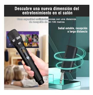 Foto 4 | Foto 4 | Micrófonos Inalámbricos Lab.G Negros 2 Piezas