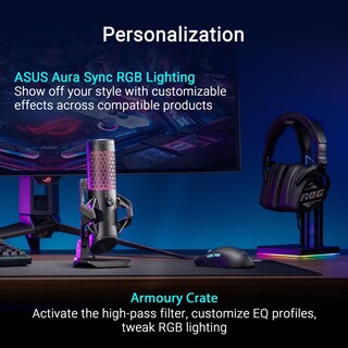Foto 7 | Foto 7 | Micrófono Asus Rog Carnyx Usb Gaming 192 Khz/24 Bits Negro - Venta Internacional.
