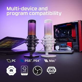 Foto 5 | Foto 5 | Hyperx Quadcast S — Micrófono De Condensador Usb Rgb Para Pc - Venta Internacional.