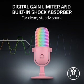 Foto 5 | Foto 5 | Micrófono Usb Razer Seiren V3 Chroma Rgb Con Transmisión Y Juego - Venta Internacional.