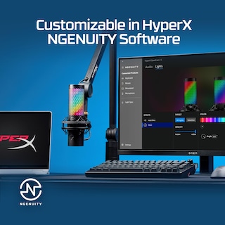 Foto 7 | Foto 7 | Micrófono Usb Hyperx Quadcast 2 S Con Iluminación Rgb Negro - Venta Internacional.