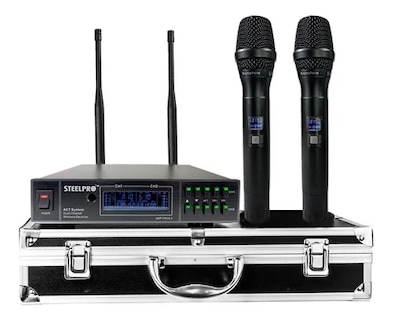 Foto 5 | Foto 5 | Micrófono Uhf Profesional Steelpro Frecuencia Multicanal Color Negro