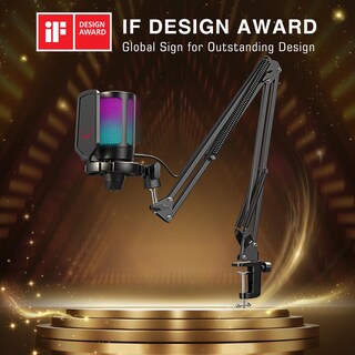 Foto 2 | Foto 2 | Micrófono De Condensador Usb Para Juegos Fifine A6t Con Boom Arm Rgb - Venta Internacional.