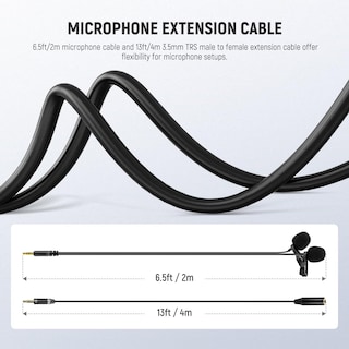 Foto 5 | Foto 5 | Micrófonos Duales Lavalier Neewer Lm3 para Cámara Réflex Digital - Venta Internacional