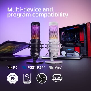 Foto 4 | Foto 4 | Micrófono Hyperx Quadcast S Usb Condensador Rgb Para Pc/ps5/mac - Venta Internacional.