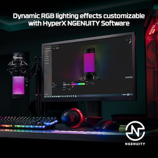 Foto 6 | Foto 6 | Micrófono Hyperx Quadcast S Usb Condensador Rgb Para Pc/ps5/mac - Venta Internacional.