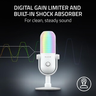 Foto 5 | Foto 5 | Micrófono Usb Razer Seiren V3 Chroma Rgb Con Transmisión Y Juego - Venta Internacional.