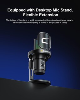 Foto 6 | Foto 6 | Micrófono Usb Para Juegos Comica Ejoy Uni (d) Con Cancelación De Ruido, Luces Rgb, Monitorización, S - Venta Internacional.