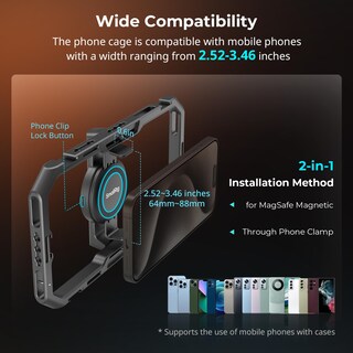 Foto 2 | Foto 2 | Kit De Vídeo Smallrig Universal Quick Release Phone Cage Basic - Venta Internacional.