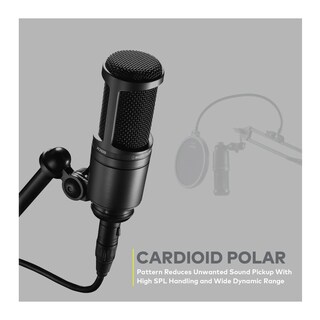 Foto 2 | Foto 2 | Micrófono De Condensador Para Estudio Audio-technica At2020 Con Accesorios - Venta Internacional.