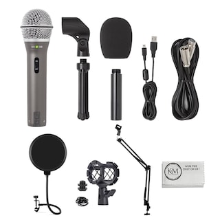 Foto 1 | Foto 1 | Paquete De Grabación Y Podcasting Samson Q2u Gris Con Accesorios - Venta Internacional.