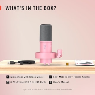 Foto 7 | Foto 7 | Micrófono Fifine Xlr/usb Dynamic Studio Vocal Podcast K688 - Venta Internacional.