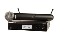 Sistema De Micrófono Inalámbrico Shure Blx24r/sm58 Con Batería De 14 Horas - Venta Internacional.