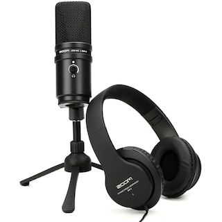 Foto 2 | Foto 2 | Kit para Pódcast Micrófono + Audífonos + Condensador Zoom UM2PMP Negro