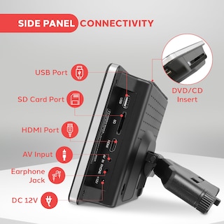 Foto 5 | Foto 5 | Reproductor De Discos Multimedia Pyle De 9,4 Pulgadas Con Soporte Para Reposacabezas De Vehículos - Venta Internacional.