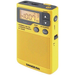 Foto 4 | Foto 4 | Pocket Radio Sangean Dt-400w - Alerta Meteorológica (am/fm), Color Amarillo - Venta Internacional.