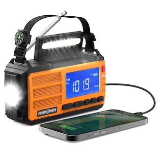 Foto 1 | Foto 1 | Radio Meteorológica De Emergencia Fospower D8 Con Batería Externa De 37000 Mwh - Venta Internacional.