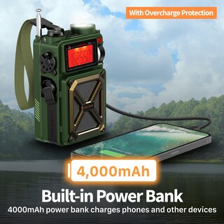 Foto 4 | Foto 4 | Radio Meteorológica De Emergencia Fospower D9 Con Batería Externa De 14800 Mah - Venta Internacional.