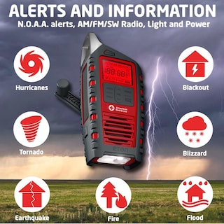 Foto 3 | Foto 3 | Manivela Eton Odyssey De Emergency Radio Con Radio Meteorológica De La Noaa - Venta Internacional.
