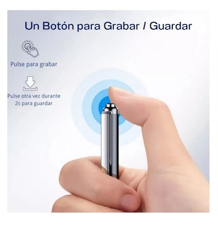 Foto 5 | Foto 5 | Grabadora de Voz Lab.G 64GB Pluma Negra con Plateado