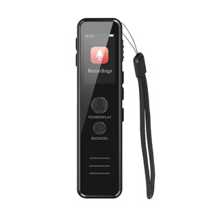 Foto 1 | Foto 1 | Grabadora de Voz Digital Lab.G 64GB Reproductor MP3 con Pantalla Negro