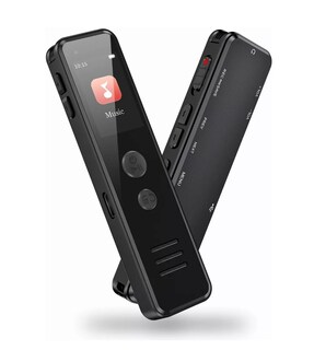 Foto 2 | Foto 2 | Grabadora de Voz Digital Lab.G 64GB Reproductor MP3 con Pantalla Negro