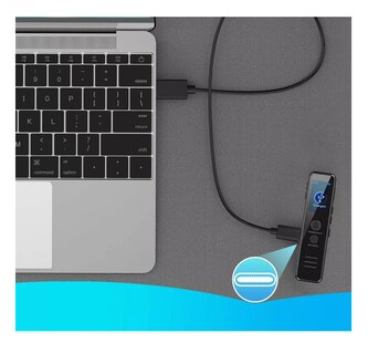 Foto 5 | Foto 5 | Grabadora de Voz Digital Lab.G 64GB Reproductor MP3 con Pantalla Negro