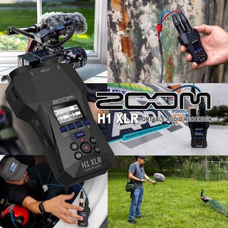 Foto 2 | Foto 2 | Grabador De Audio Portátil Zoom H1 Xlr Con 2 Micrófonos Vidpro Lavalier - Venta Internacional.