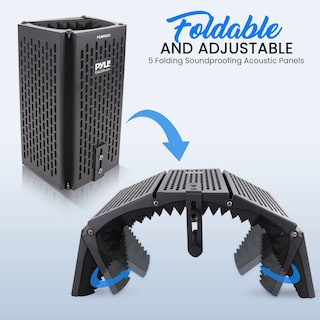 Foto 3 | Foto 3 | Escudo De Aislamiento De Sonido Para Micrófono Pyle Studio Con 5 Paneles - Venta Internacional.