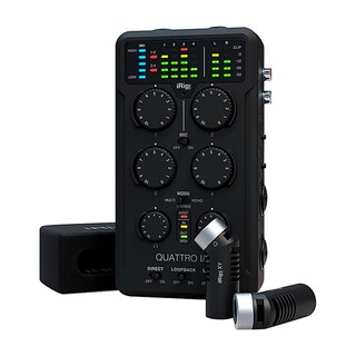 Foto 1 | Foto 1 | Interfaz Móvil Profesional Ik Multimedia Irig Pro Quattro Io Deluxe Negro