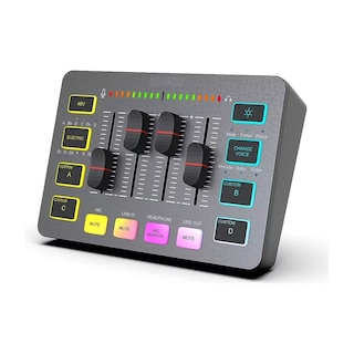 Foto 1 | Foto 1 | Mezcladora Ampligame Fifine Sc3 2 Salidas 3 Entradas usb-c/4 Eo Safe Imports Esi-16649 Gris