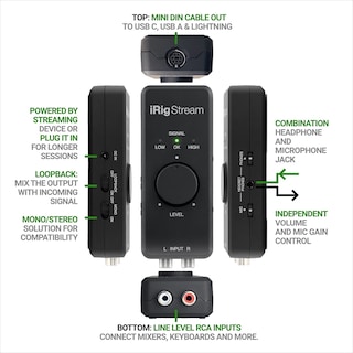 Foto 2 | Foto 2 | Interfaz De Audio Ik Multimedia Irig Stream Para Iphone, Ipad, Mac - Venta Internacional.