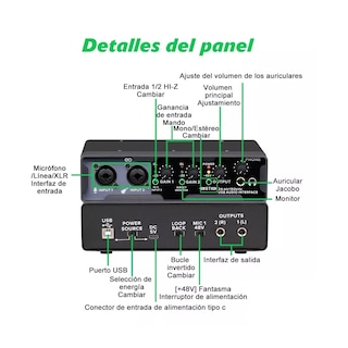 Foto 2 | Foto 2 | Interfaz De Audio Usb Active Eo Safe Imports Esi-6416-1 Negro
