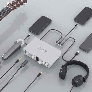 Foto 3 | Foto 3 | Interfaz De Audio Usb Topping E2x2 Otg Con Preamplificador Ultralineal - Venta Internacional.