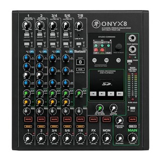 Foto 1 | Foto 1 | Mezcladora Análoga Premium 8 Canales Mackie Onyx8 Color Negro Usb