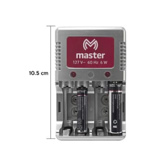 Foto 3 | Foto 3 | Cargador De Baterías Recargables Incluye 2 Baterías Aa Y 2 Baterías Aaa El10-2aa2aaa